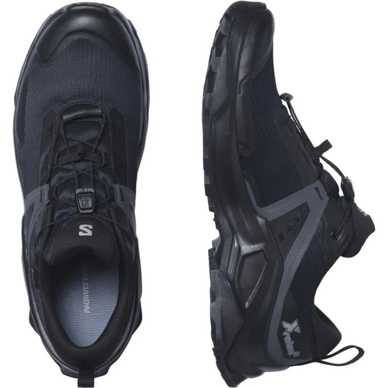 Tenis Senderismo Salomon X Raise 2 GTX Hombre Negros | MX UGWJ185